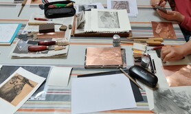 MurielB, plasticienne et graveure - Du dessin à l' estampe : initiation ou perfectionnement