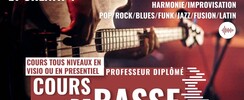 COURS DE BASSE -  Devenez un bassiste autonome, solide et créatif ?