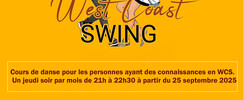 Dance Swing Club  - Cours de W.C.S.  Niveau Débutant + 